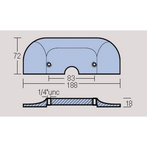 Anode Aluminium MERCRUISER ALPHA ONE G2