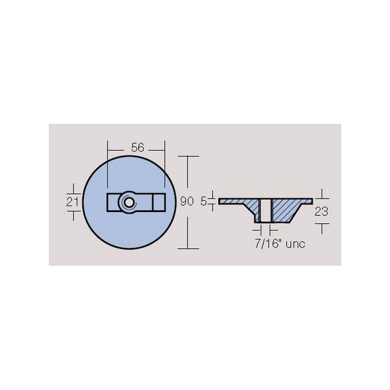 Anode Aluminium Mercruiser Alpha One Generation...