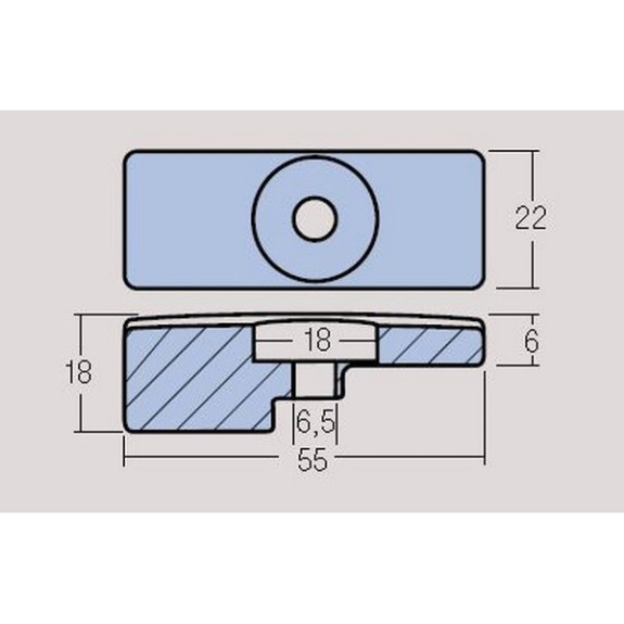 Anode Plaque Aluminim pour Suzuki DF70 à DF140cv