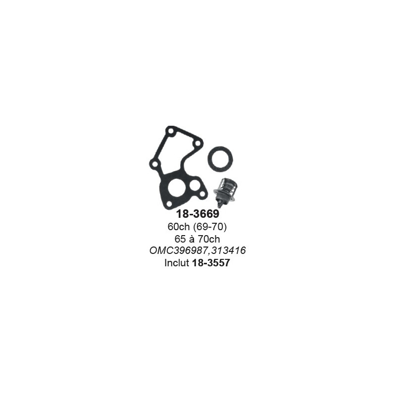 Kit Thermostat  Johnson Evinrude  60cv(69-70)-...