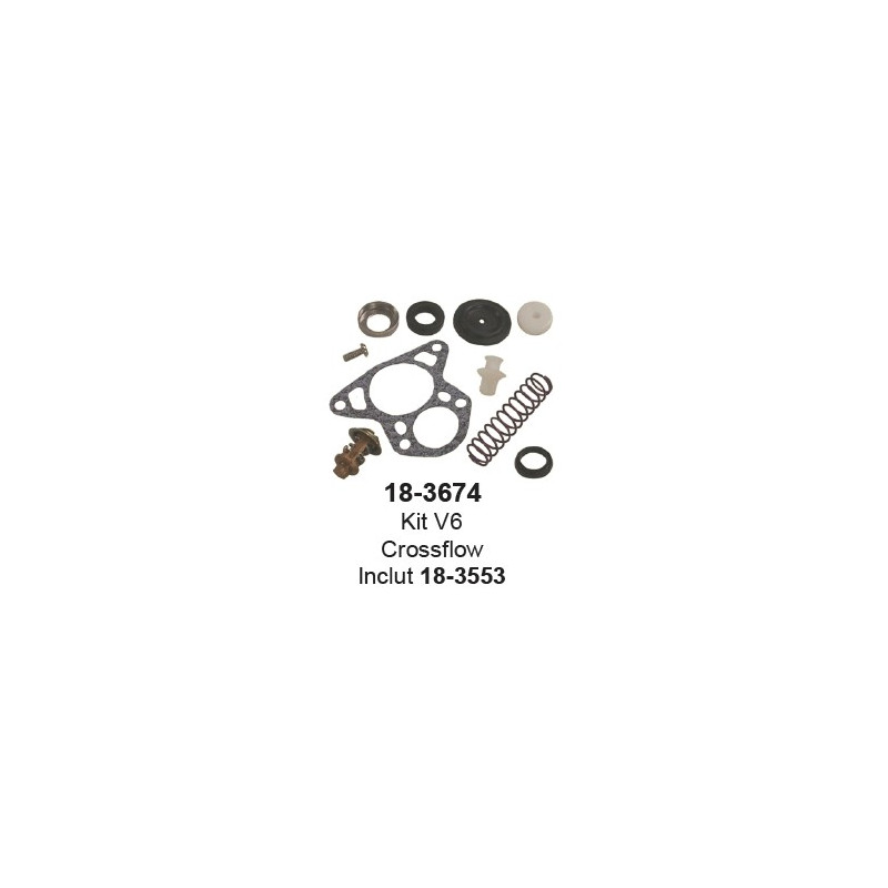 Kit Thermostat  Johnson Evinrude  Kit V6 crossflow