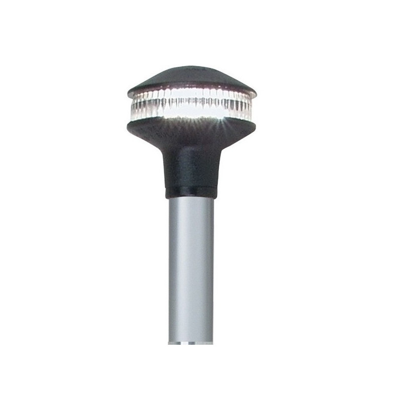 Feu de navigation blanc 360° LED sur mât 750 mm...