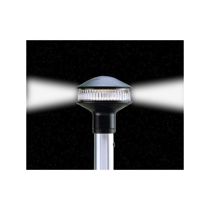 Feu de navigation blanc 360° LED sur mât 750 mm...