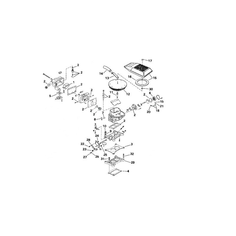 Kit Carburation GM V6 Volvo 4.3L Gi/GL/GS