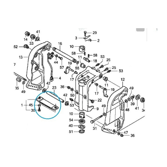 Kit anodes Alu Honda 75 à 225CV