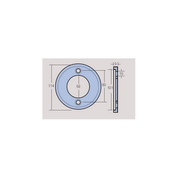 Anode collerette Volvo embase 250-270-275cv