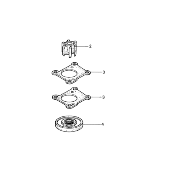 Kit Pompe à Eau pour moteur Honda BF9.9A et BF15A - SIERRA
