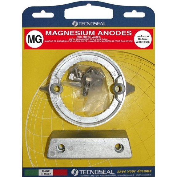Kit Anodes Magnésium pour Embase Volvo Penta 290DP