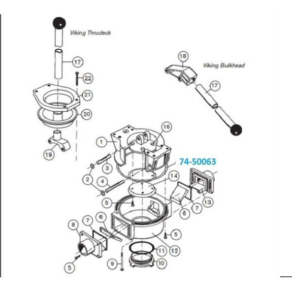 Diaphragme pour Pompe Manuelle Vicking