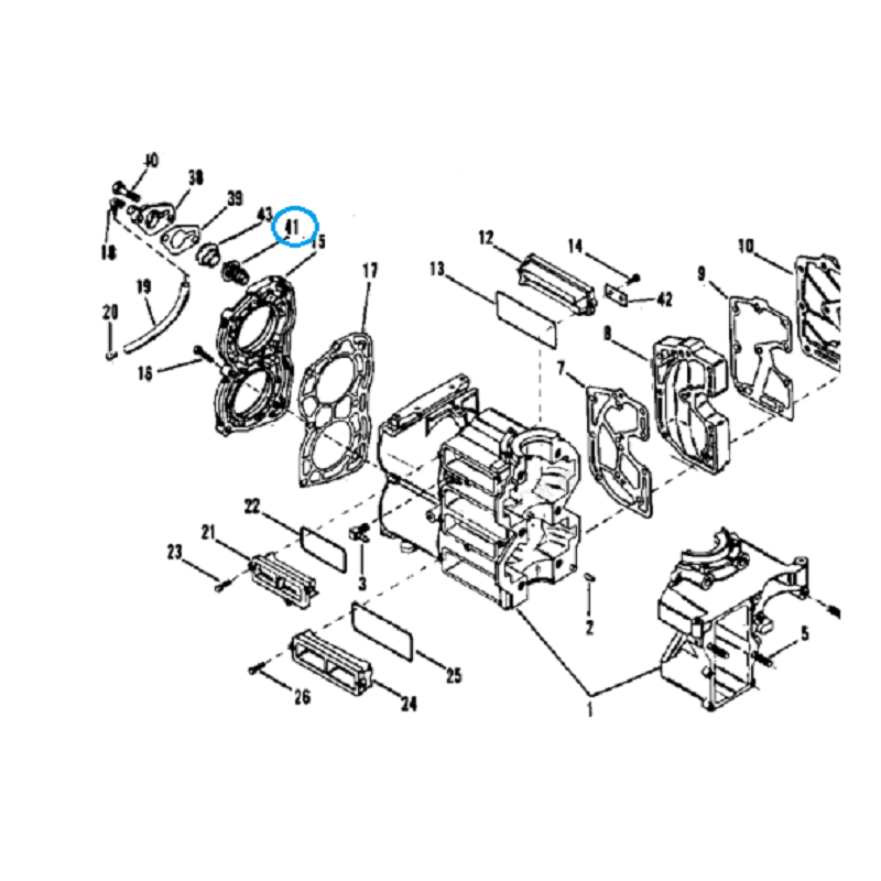 Thermostat Mercury 10 à 60cv