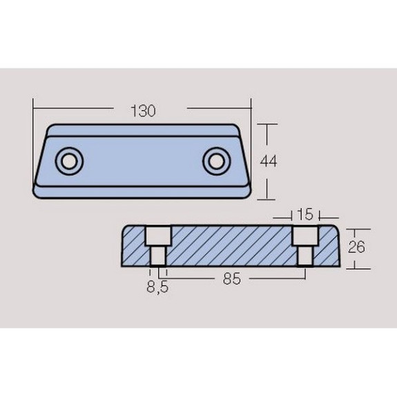 Anode Volvo embase 290-SP-DP