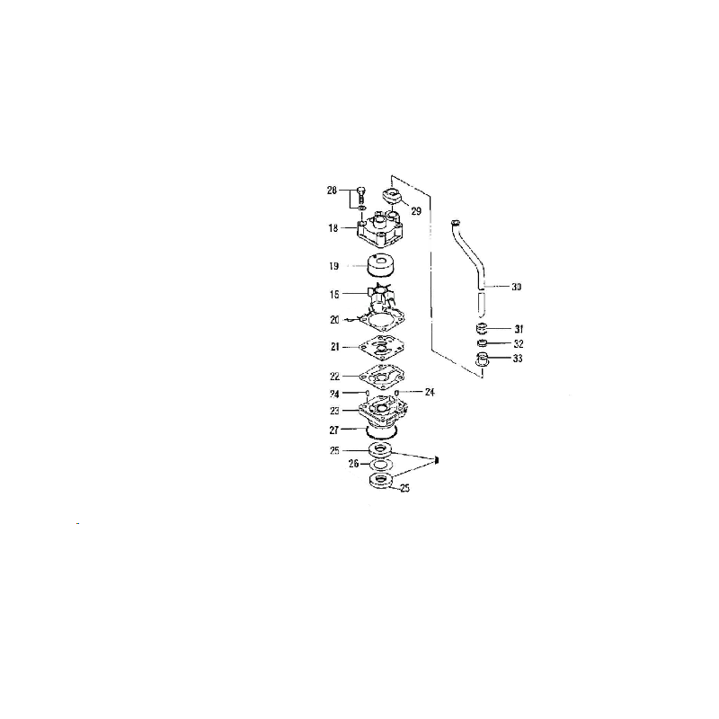 Turbine Tohatsu 40 , 50 et 70 cv, 2 temps