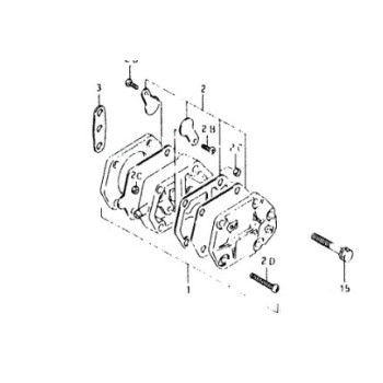 pompe à essence Suzuki 25 à 65 cv, 2 temps 2