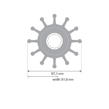 Turbine Néoprène Perkins 4,236
