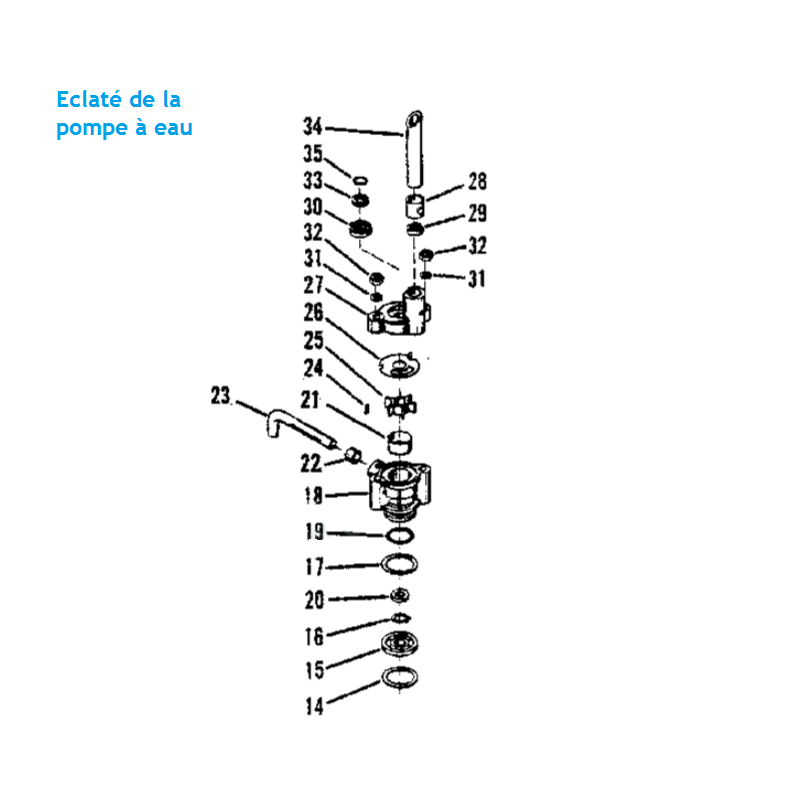 Turbine Mercury 3.5 / 4 / 4.5 / 7.5 / 9.8cv