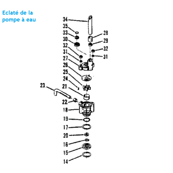 Turbine Mercury 3.5 / 4 / 4.5 / 7.5 / 9.8cv