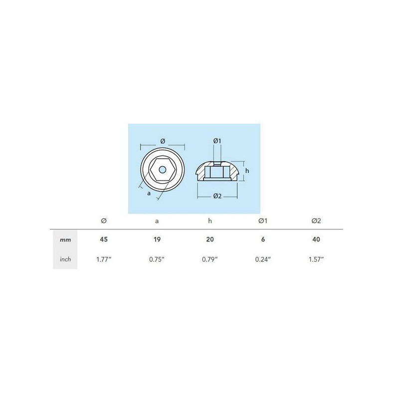 ANODE SIDE POWER SP55S, SE60/1855, SP75T, SE80/185T, SP95T, SE100/185T