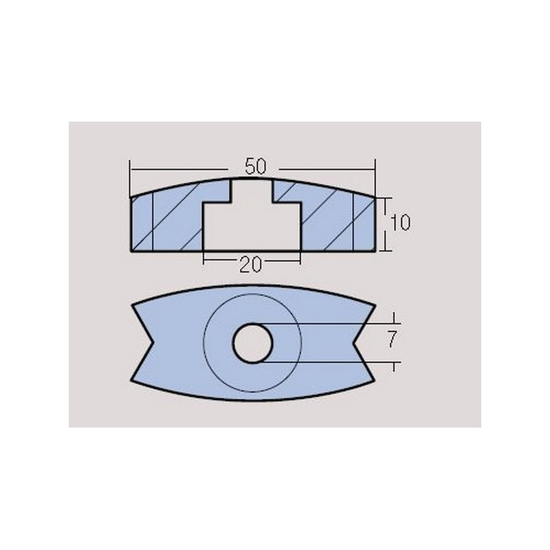 ANODE PROPULSEUR VOLVO BP800 A BP1500H ET SP900...