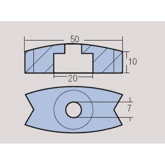 ANODE PROPULSEUR VOLVO BP800 A BP1500H ET SP900 A SP1300