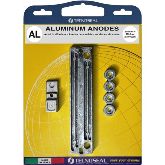 KIT ANODE SUZUKI DF90, DF115 et DF140, ALUMINIUM