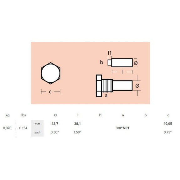 ANODE BOUGIE ECHANGEUR 4LHA, 6LP, 6LPA, 6LY, 6LYA, 6LY2, 6LY2A