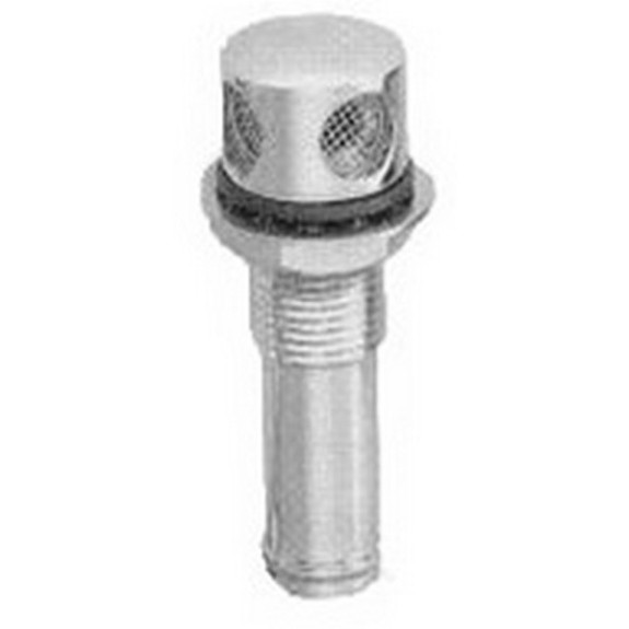 Event laiton chromé droit d.16mm Eastern C11505