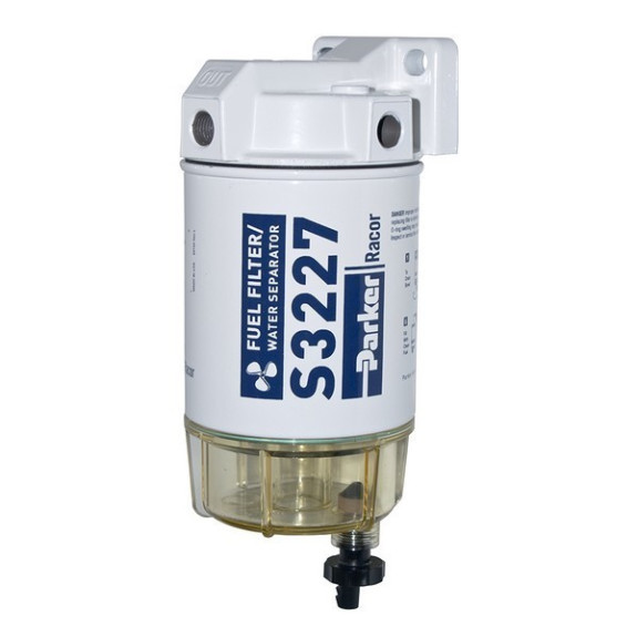 Filtre décanteur essence complet type RACOR 227 L/h Hors-Bord Inboard
