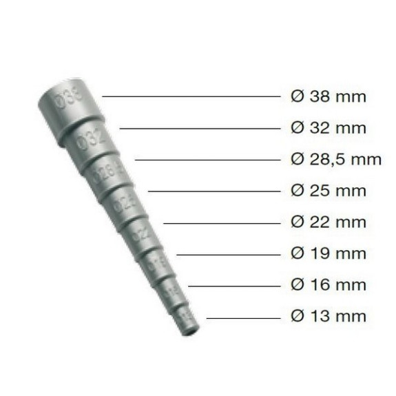 CONNECTEUR  13 à 38 mm