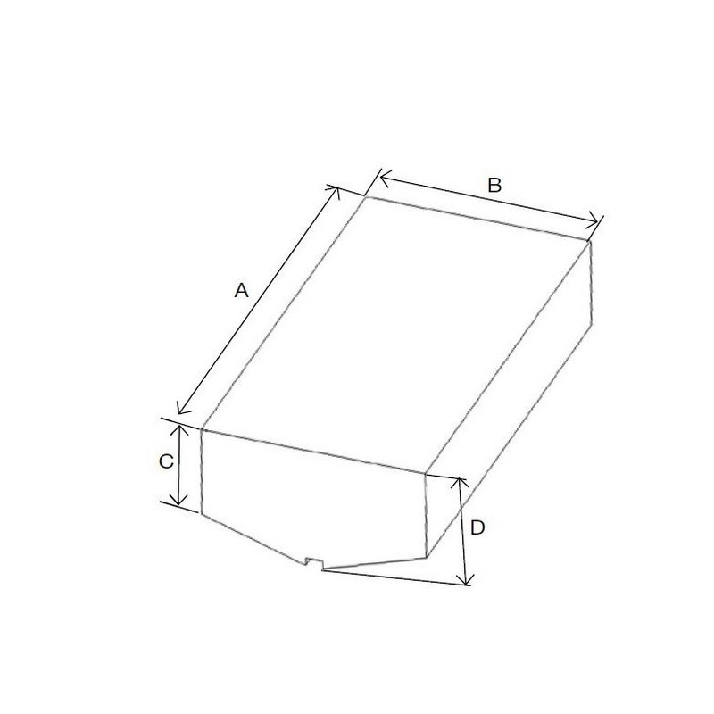Réservoir carburant asymetrique 190L