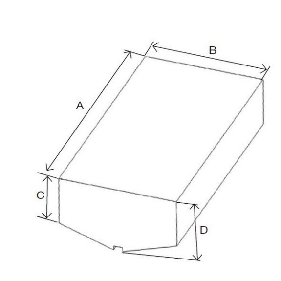 Réservoir carburant asymetrique 190L