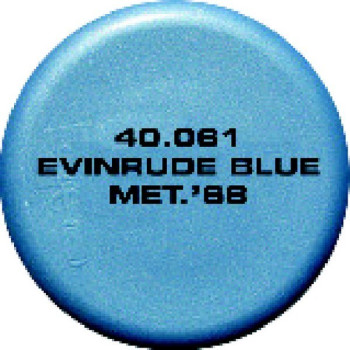 Peinture moteur Evinrude Bleu Metal 62 à 82