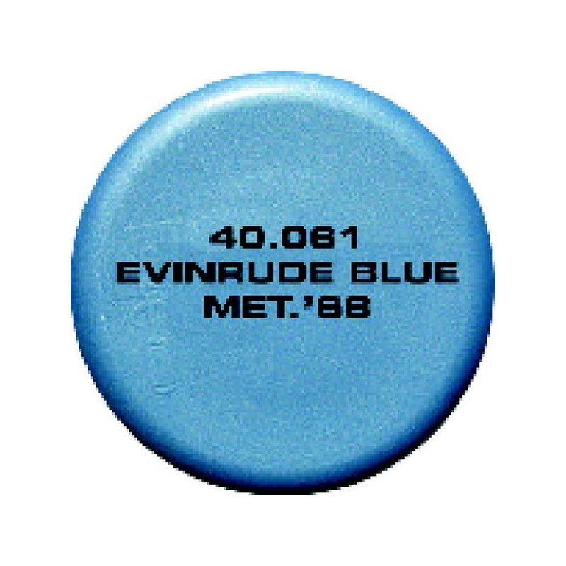 Peinture moteur Evinrude Bleu Metal 62 à 82