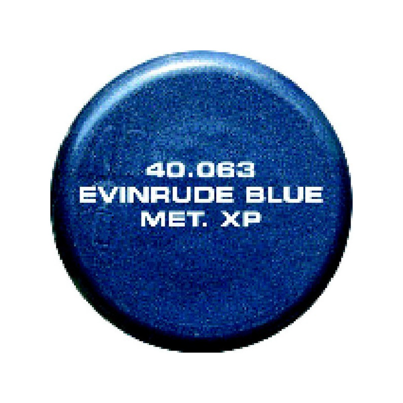 Peinture moteur Evinrude Bleu fiesta 1986 et apres.