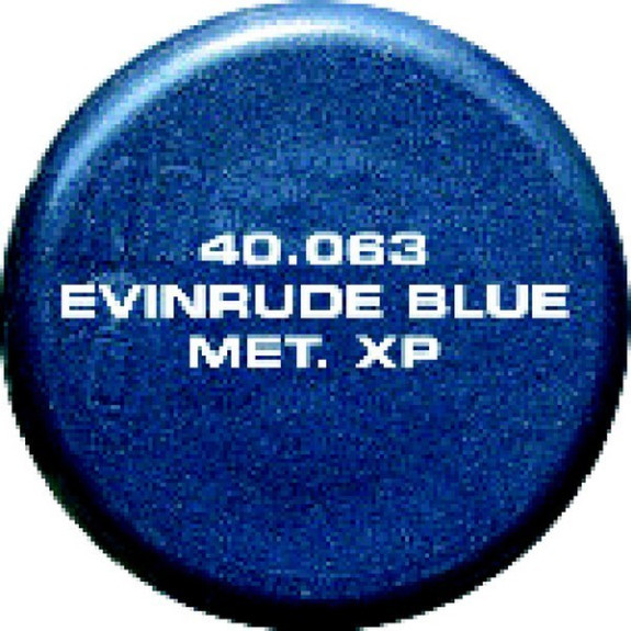 Peinture moteur Evinrude Bleu fiesta 1986 et apres.