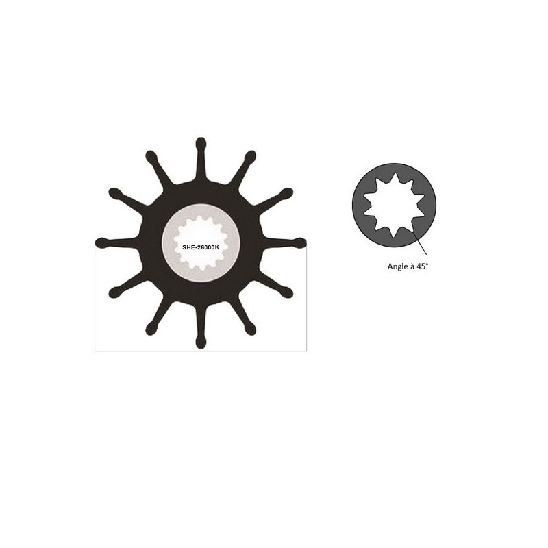 Turbine néoprène CUMMINS QSB, sherwood 26000K
