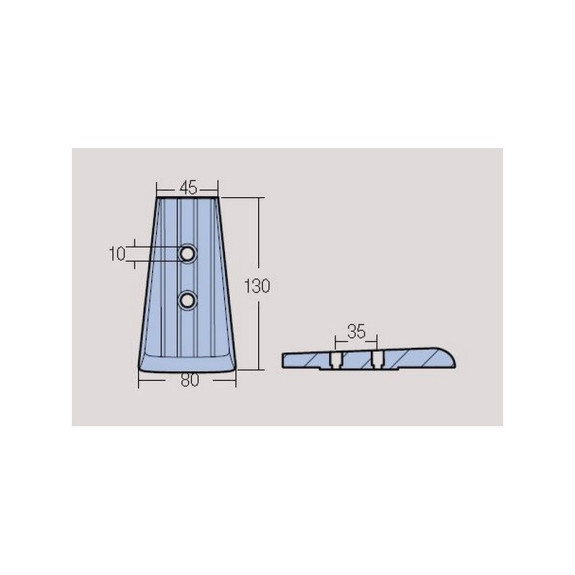 Anode Plaque Volvo embase DPH et DPR