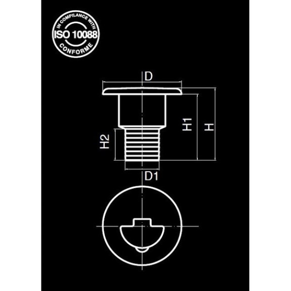 Nable carburant essence gazole Laiton - D38mm