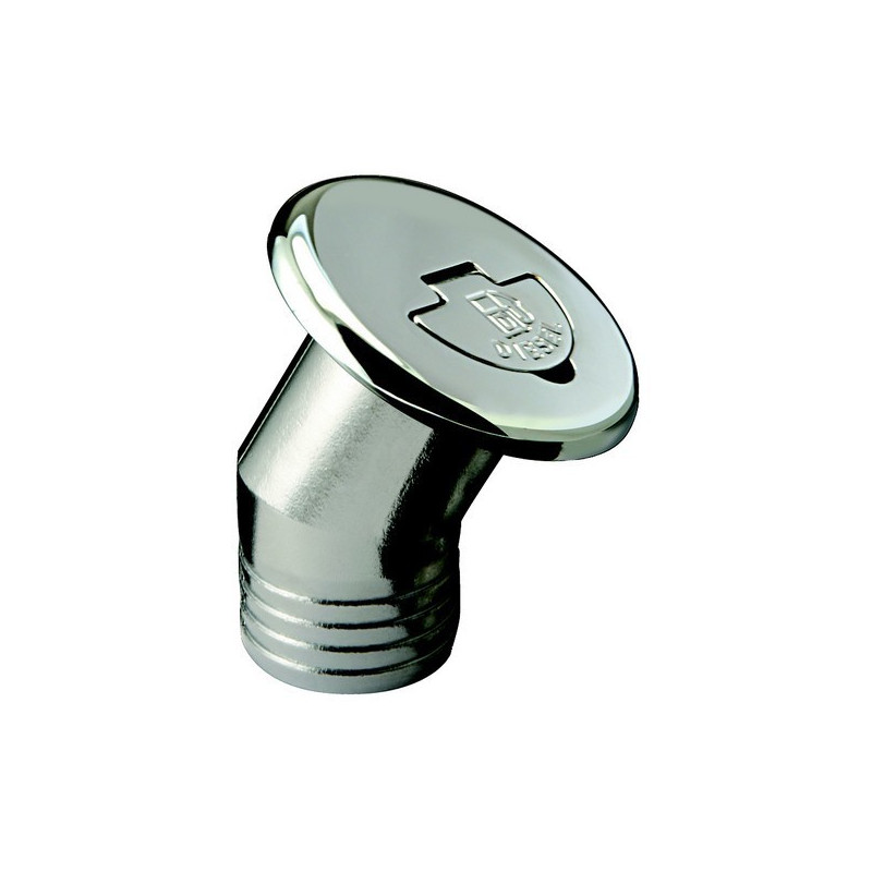 Nable carburant bateau Laiton incliné - D38mm