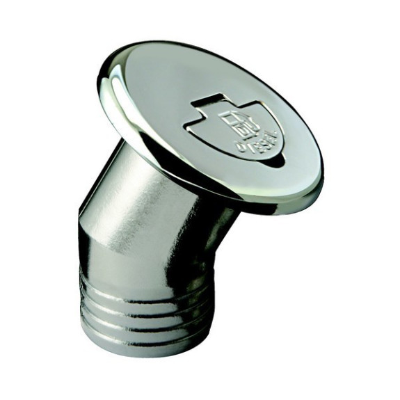 Nable carburant bateau Laiton incliné - D38mm